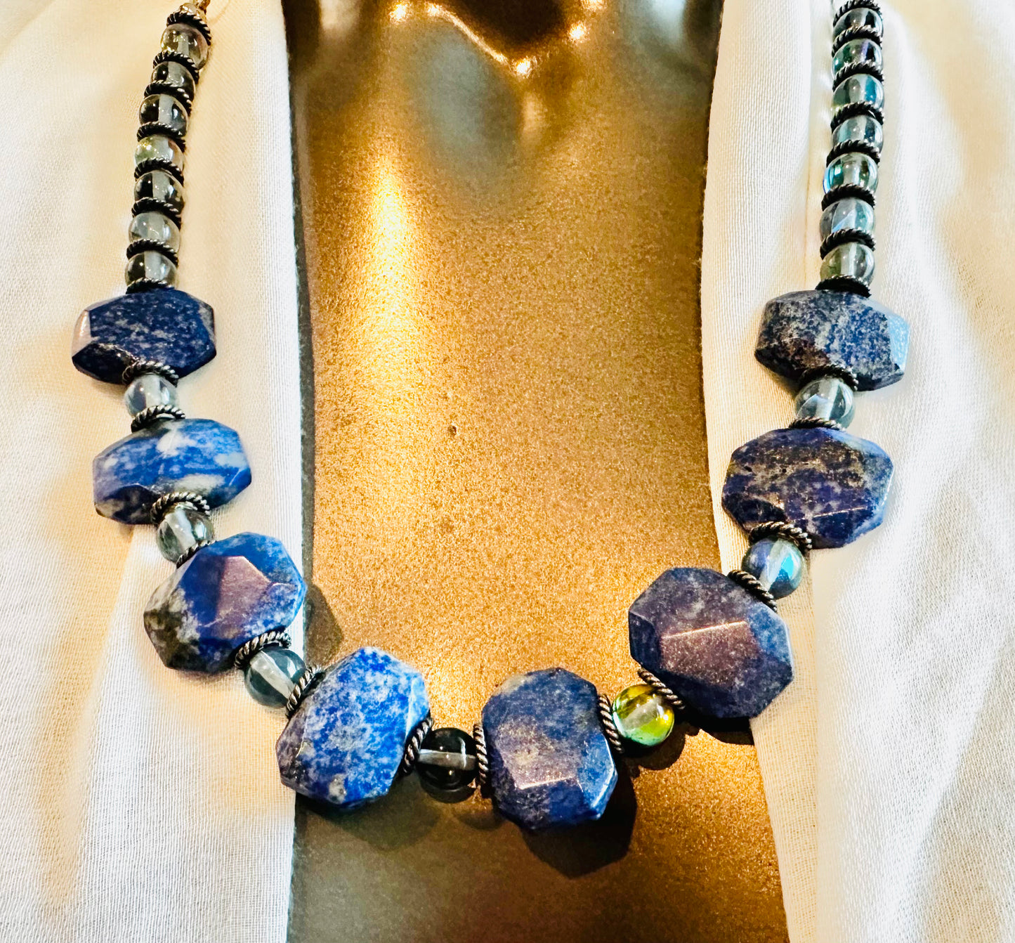 Gemstone One of  A Kind Necklace