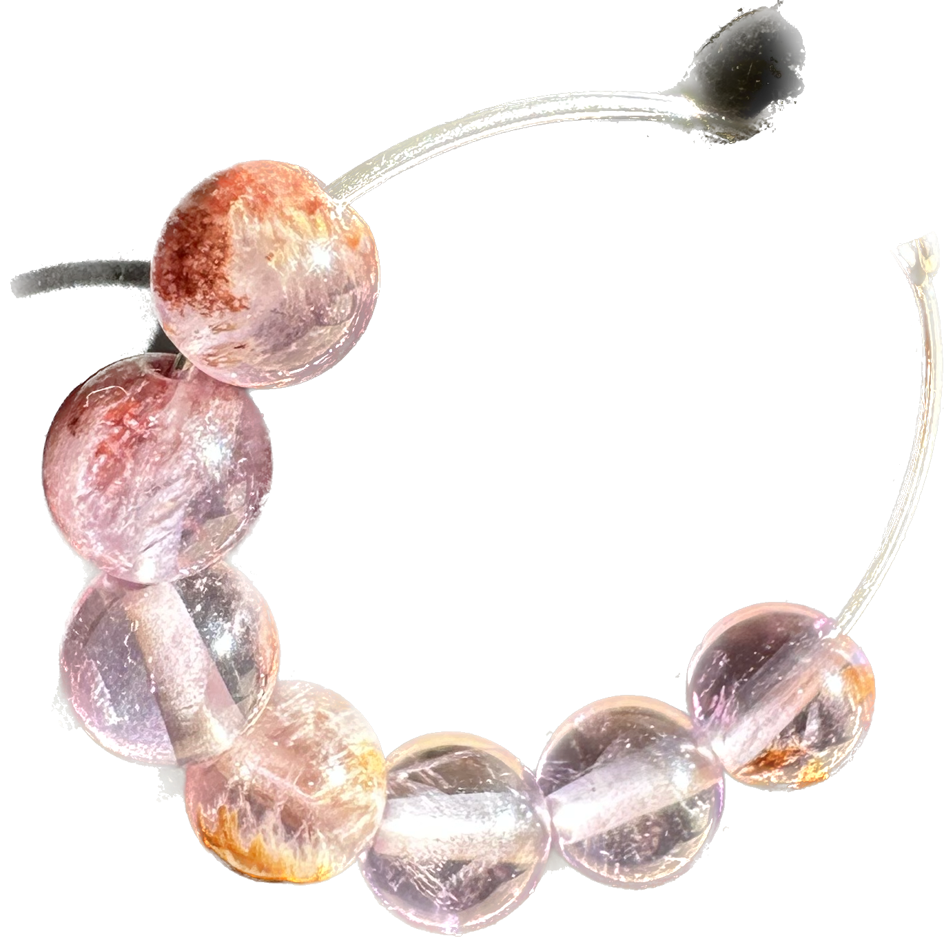 Amethyst Hoop Earrings - Sterling Silver Hypoallergenic