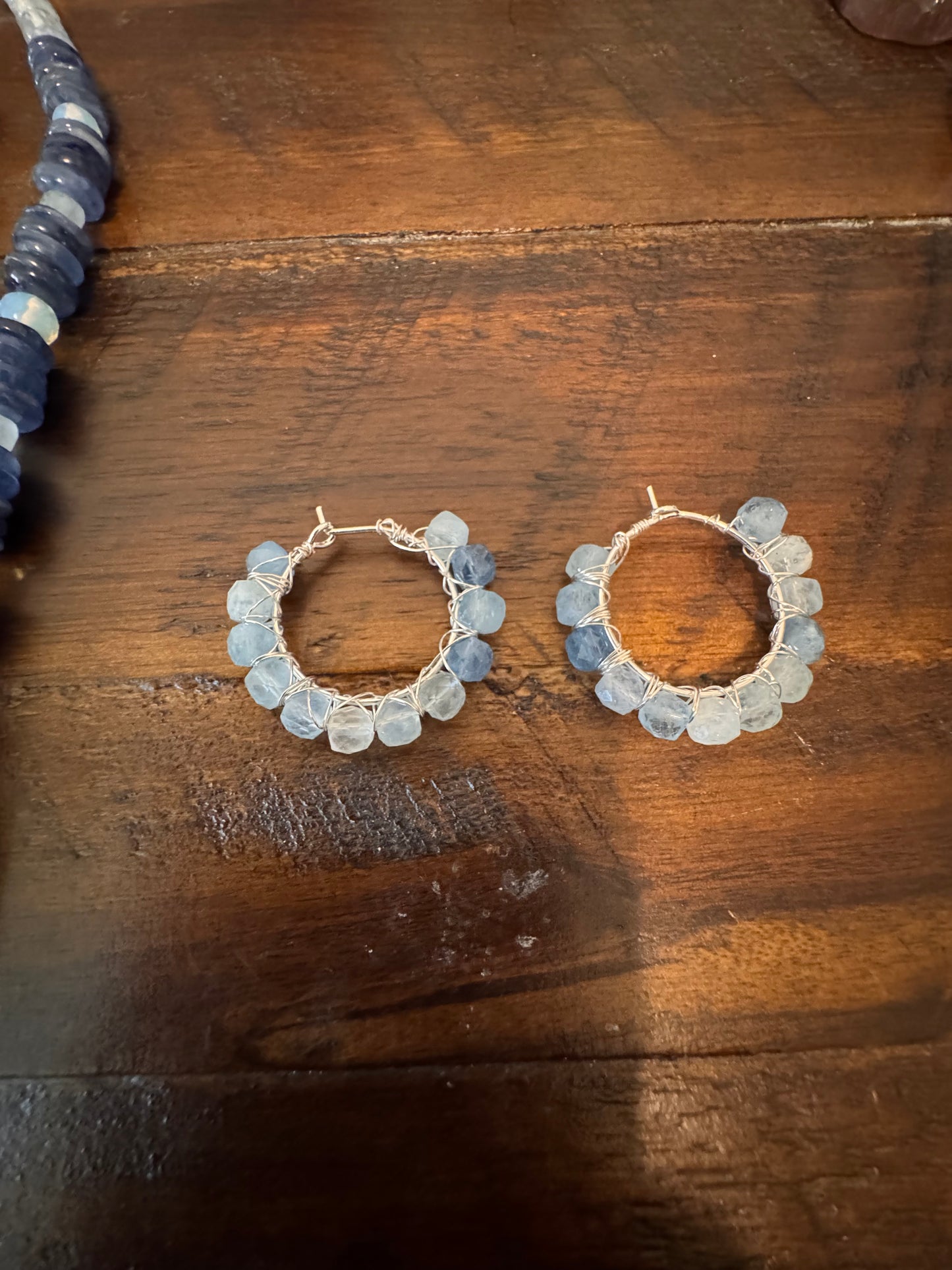 Sodalite, Aquamarine & Opalite Jewelry Set | Bohemian In Me |